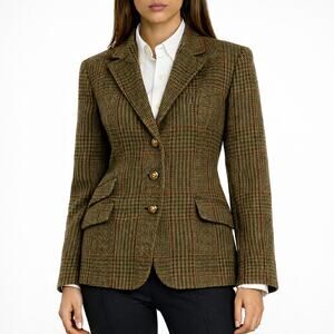 RALPH LAUREN RIDING JACKET EQUESTRIAN WOOL BLAZER SZ 16